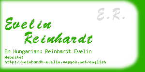 evelin reinhardt business card